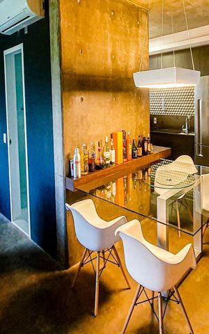 Studio à venda com 69m², 1 quarto e 2 vagasSala de Jantar 