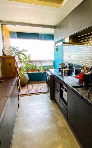 Studio à venda com 69m², 1 quarto e 2 vagasCozinha 