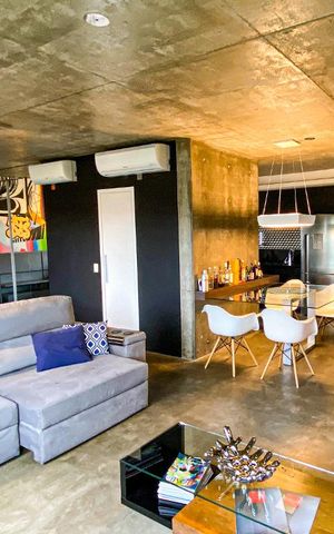 Studio à venda com 69m², 1 quarto e 2 vagasSala 