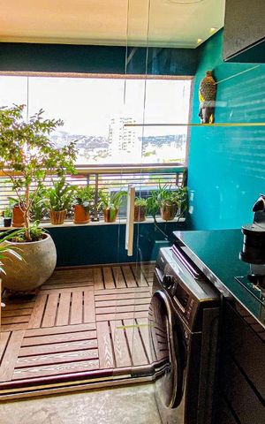 Studio à venda com 69m², 1 quarto e 2 vagasLavanderia 