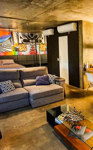 Studio à venda com 69m², 1 quarto e 2 vagasSala 