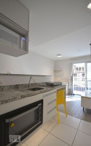 Studio para alugar com 30m², 1 quarto e sem vagaCozinha Estudio