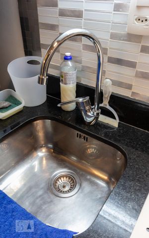 Apartamento à venda com 44m², 1 quarto e 1 vagaCozinha Pia
