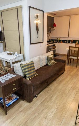 Apartamento à venda com 44m², 1 quarto e 1 vagaSala