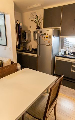 Apartamento à venda com 44m², 1 quarto e 1 vagaCozinah