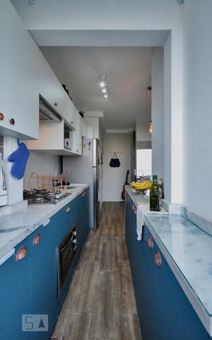 Apartamento à venda com 43m², 2 quartos e 1 vagaCozinha e Área de Serviço