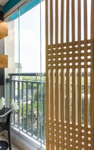 Studio à venda com 20m², 1 quarto e sem vagaVaranda