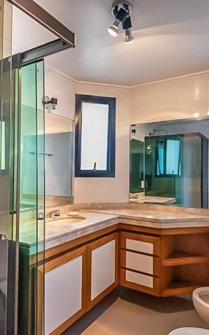 Apartamento para alugar com 124m², 2 quartos e 2 vagas Apartamento para alugar com 124m², 2 quartos e 2 vagasBanheiro Suíte