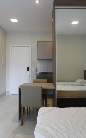 Studio à venda com 26m², 1 quarto e sem vagaStudio