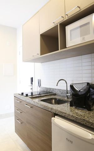 Studio à venda com 26m², 1 quarto e sem vagaCozinha
