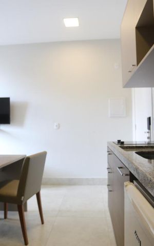 Studio à venda com 26m², 1 quarto e sem vagaCozinha