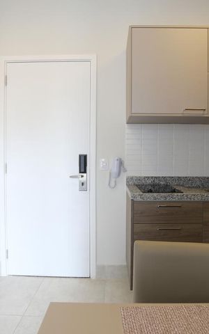 Studio à venda com 26m², 1 quarto e sem vagaCozinha