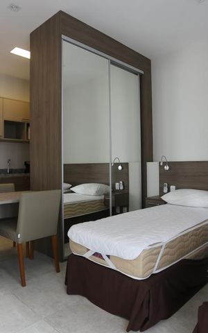 Studio à venda com 26m², 1 quarto e sem vagaStudio