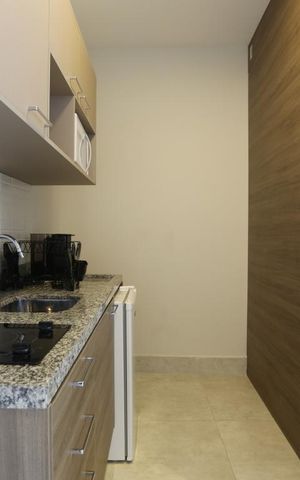Studio à venda com 26m², 1 quarto e sem vagaCozinha