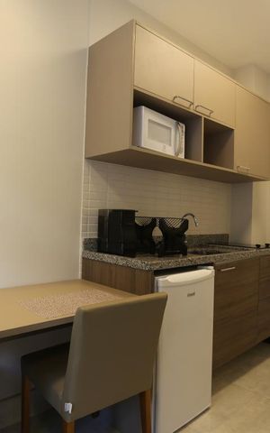 Studio à venda com 20m², 1 quarto e sem vagaCozinha