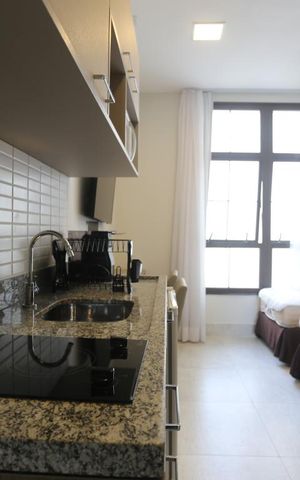 Studio à venda com 23m², 1 quarto e sem vagaCozinha
