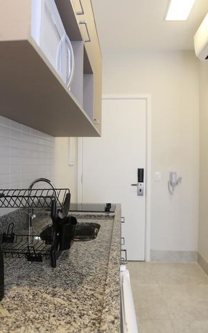 Studio à venda com 23m², 1 quarto e sem vagaCozinha