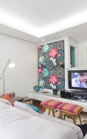 Apartamento para alugar com 66m², 1 quarto e 1 vaga Apartamento para alugar com 66m², 1 quarto e 1 vagaSala