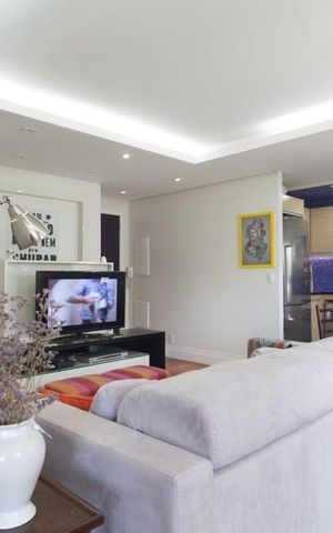 Apartamento para alugar com 66m², 1 quarto e 1 vaga Apartamento para alugar com 66m², 1 quarto e 1 vagaSala