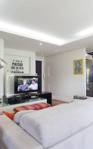 Apartamento para alugar com 66m², 1 quarto e 1 vaga Apartamento para alugar com 66m², 1 quarto e 1 vagaSala