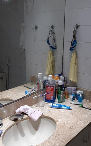 Apartamento para alugar com 79m², 2 quartos e 3 vagas Apartamento para alugar com 79m², 2 quartos e 3 vagasBanheiro