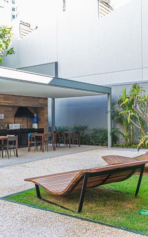 Studio para alugar com 28m², 1 quarto e sem vagaÁrea Comum - Churrasqueira