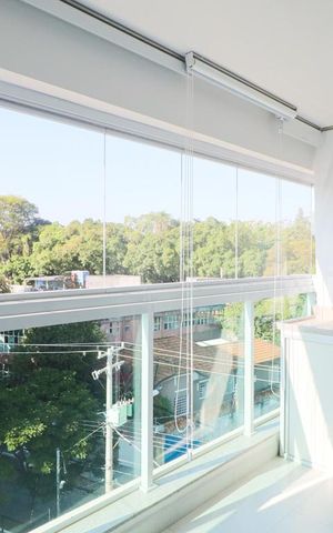 Studio para alugar com 35m², 1 quarto e sem vaga Studio para alugar com 35m², 1 quarto e sem vagaVaranda