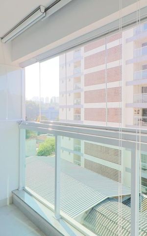 Studio para alugar com 35m², 1 quarto e sem vaga Studio para alugar com 35m², 1 quarto e sem vagaVaranda