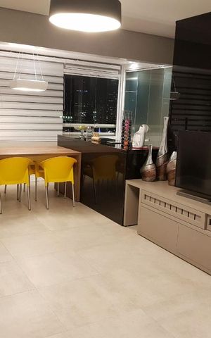 Apartamento para alugar com 74m², 1 quarto e 1 vaga Apartamento para alugar com 74m², 1 quarto e 1 vagaSala