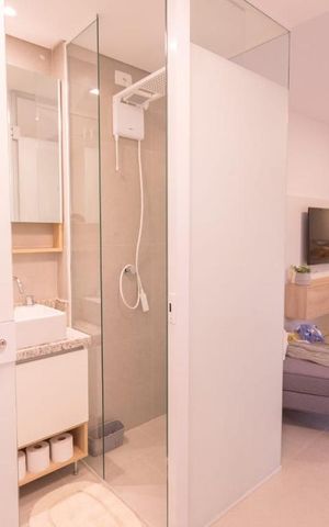 Studio à venda com 34m², 1 quarto e sem vaga Studio à venda com 34m², 1 quarto e sem vagaStudio e Banheiro