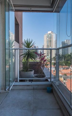 Apartamento para alugar com 37m², 1 quarto e 1 vaga Apartamento para alugar com 37m², 1 quarto e 1 vagaVaranda