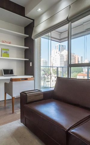 Apartamento para alugar com 37m², 1 quarto e 1 vaga Apartamento para alugar com 37m², 1 quarto e 1 vagaSala