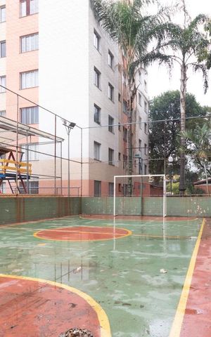 Apartamento à venda com 59m², 3 quartos e 1 vaga Apartamento à venda com 59m², 3 quartos e 1 vagaQuadra esportiva