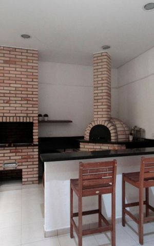 Studio à venda com 50m², 1 quarto e 1 vaga Studio à venda com 50m², 1 quarto e 1 vagaChurrasqueira