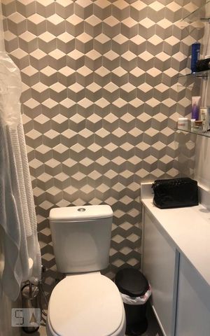 Apartamento para alugar com 32m², 1 quarto e sem vaga Apartamento para alugar com 32m², 1 quarto e sem vagaBanheiro