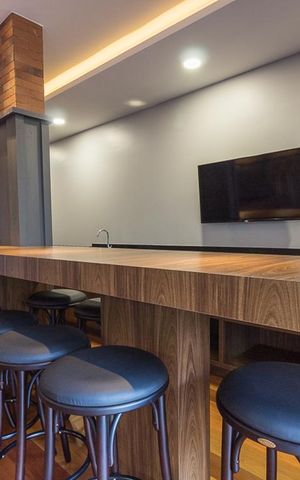 Apartamento para alugar com 43m², 1 quarto e 1 vaga Apartamento para alugar com 43m², 1 quarto e 1 vagaÁrea comum - Salão de Jogos