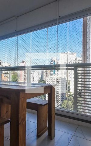 Apartamento para alugar com 40m², 1 quarto e 1 vaga Apartamento para alugar com 40m², 1 quarto e 1 vagaVaranda