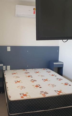 Studio para alugar com 35m², 1 quarto e 1 vaga Studio para alugar com 35m², 1 quarto e 1 vagaQuarto