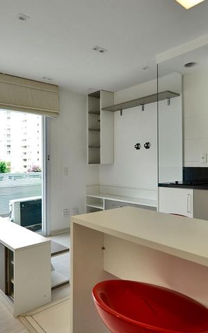 Studio à venda com 32m², 1 quarto e 1 vagaStudio