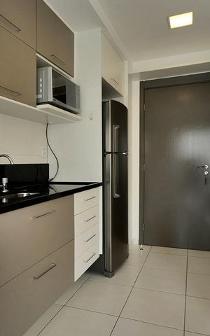 Studio à venda com 32m², 1 quarto e 1 vagaCozinha