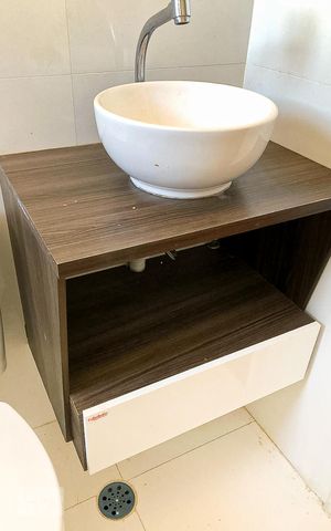 Apartamento à venda com 64m², 2 quartos e 2 vagasBanheiro 1