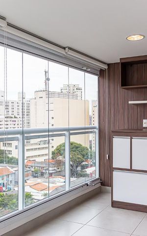 Apartamento para alugar com 39m², 1 quarto e 1 vagaVaranda