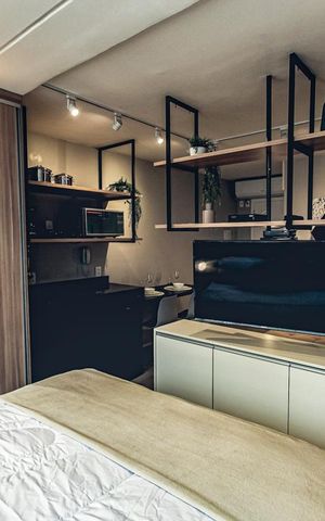 Studio para alugar com 30m², 1 quarto e 1 vagaSuíte 