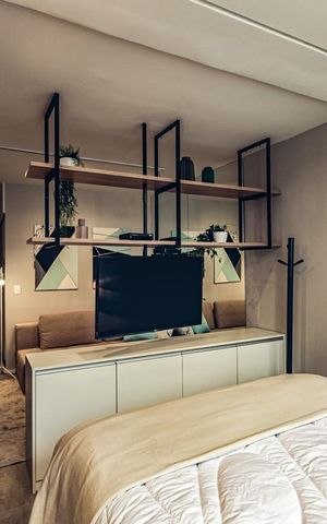 Studio para alugar com 30m², 1 quarto e 1 vagaSuíte 