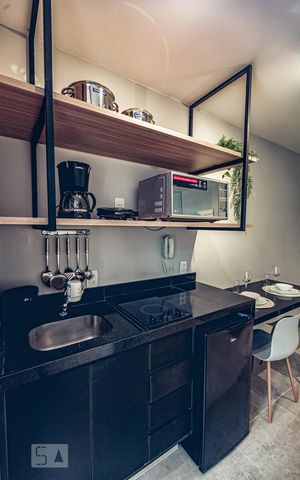 Studio para alugar com 30m², 1 quarto e 1 vagaCozinha