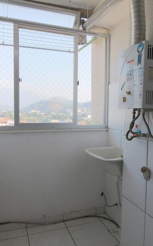 Apartamento à venda com 52m², 2 quartos e 1 vagaDetalhe da area de serviço