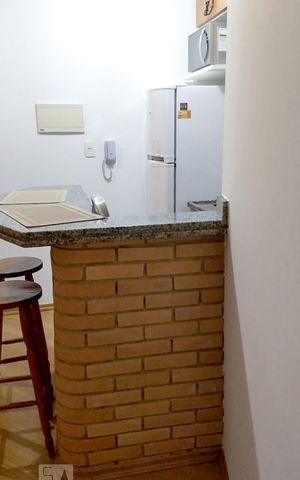 Studio para alugar com 28m², 1 quarto e 1 vaga Studio para alugar com 28m², 1 quarto e 1 vagaCozinha