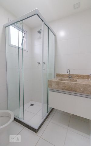 Apartamento para alugar com 60m², 2 quartos e 2 vagasBanheiro quarto 2 suíte