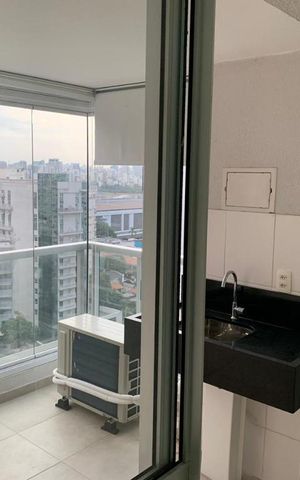 Studio para alugar com 37m², 0 quarto e 1 vaga Studio para alugar com 37m², 0 quarto e 1 vagaSacada