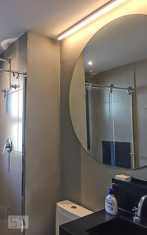 Studio à venda com 56m², 1 quarto e 1 vagaBanheiro